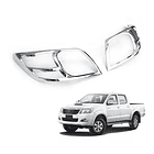 Biseles Delanteros Para Ópticos Toyota Hilux 2012-2015 Cromados 1