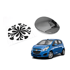 Tapa De Bencina Cromado Chevrolet Spark Gt 2010-2017 1