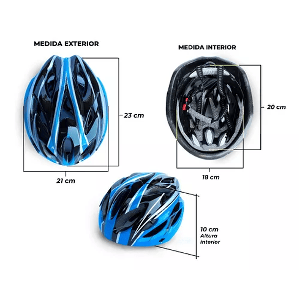 Casco Protector Adulto Universal Ajustable Para Bicicleta 5