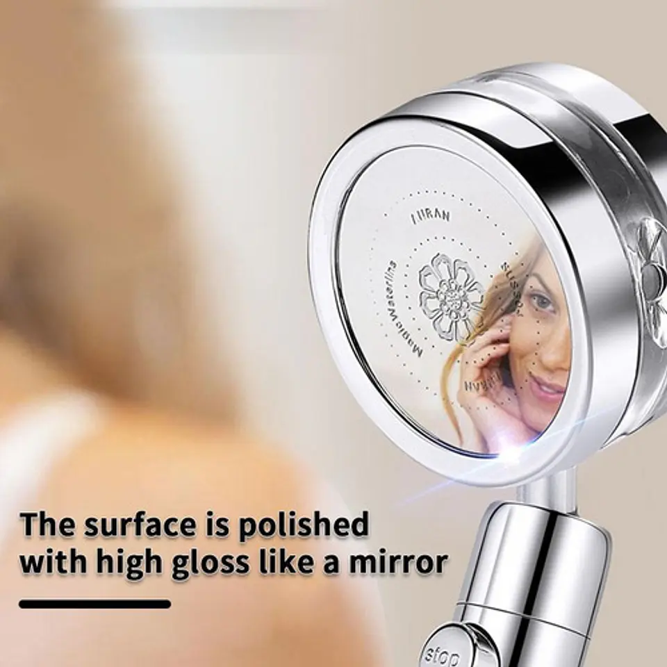  Eco Ducha Spa Cabezal Ducha Cabezal De Ducha Turbo Fan 10