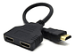 Cable Divisor Hdmi Splitter Y De 1 Macho A 2 Hembras - Miniatura 1