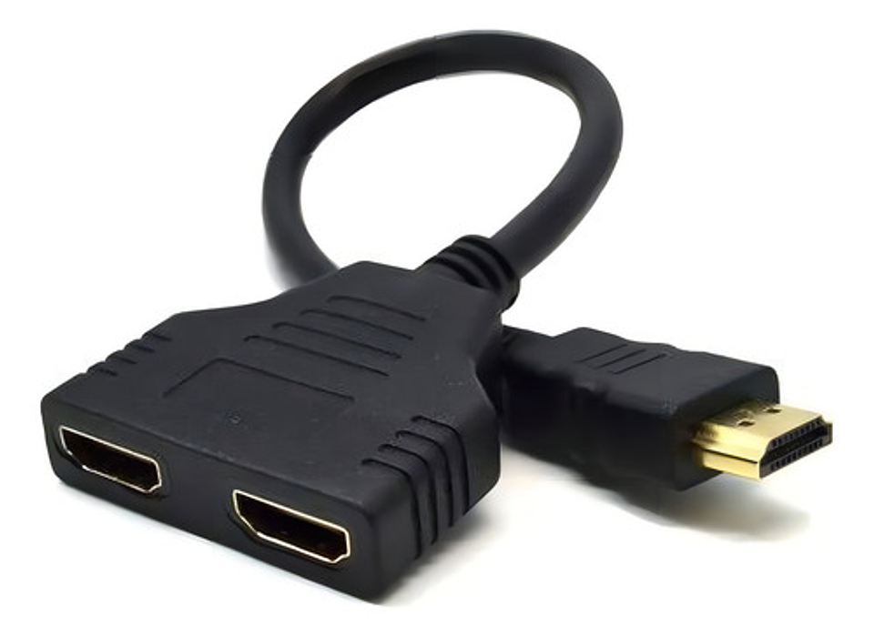Cable Divisor Hdmi Splitter Y De 1 Macho A 2 Hembras 1
