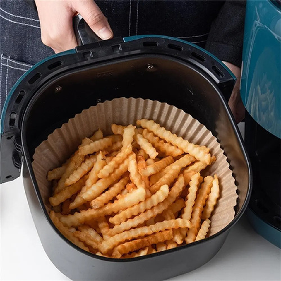 Forros Desechables Antiadherente Freidora 100 Pcs Air Fryer 2