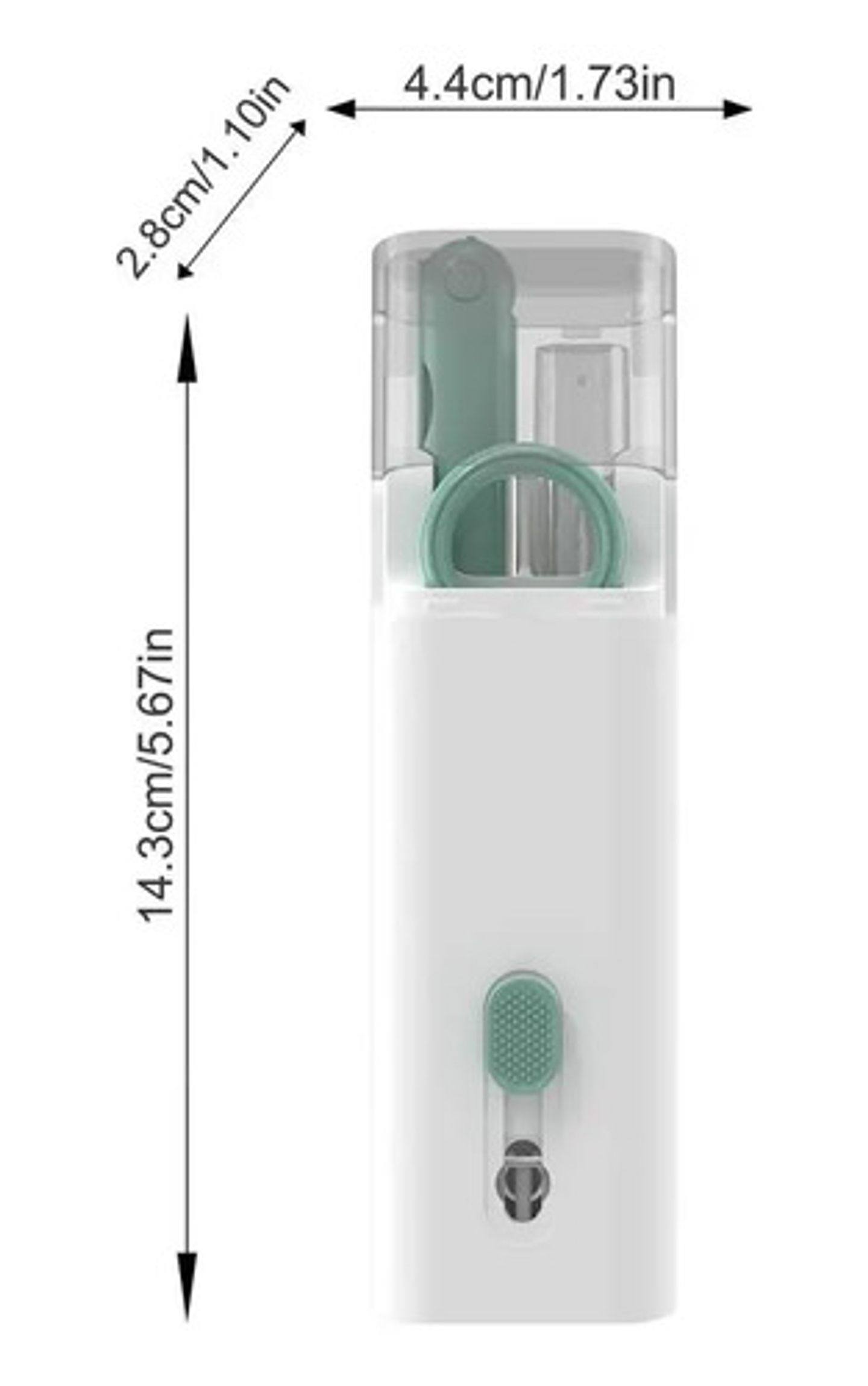 Cepillo Limpiador De Teclado Multifuncion Audifonos Telefono 3