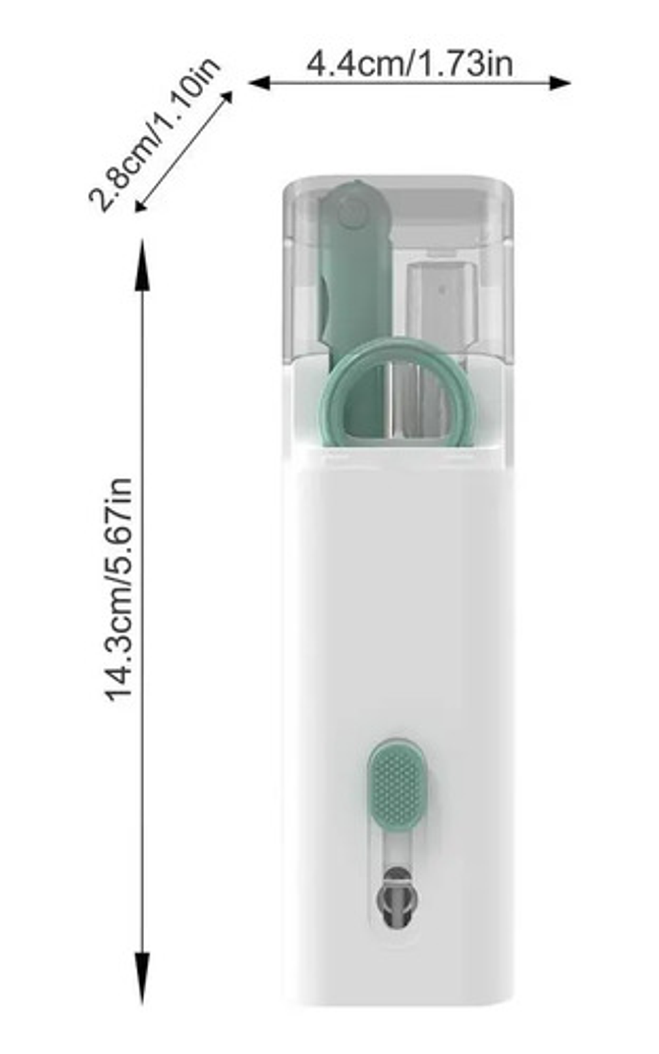 Cepillo Limpiador De Teclado Multifuncion Audifonos Telefono 3