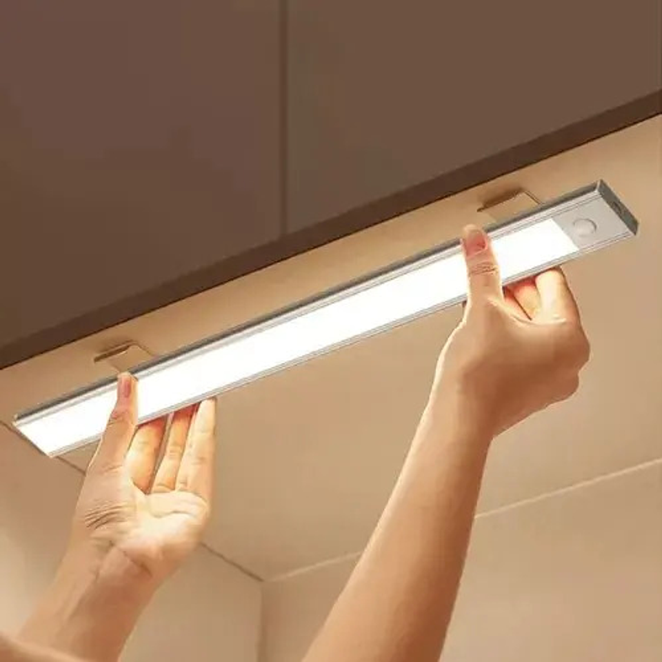 Luz Led Con Sensor Movimiento Barra Closet Baño Cocina 30 Cm 3