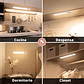 Luz Led Con Sensor Movimiento Barra Closet Baño Cocina 30 Cm - Miniatura 4
