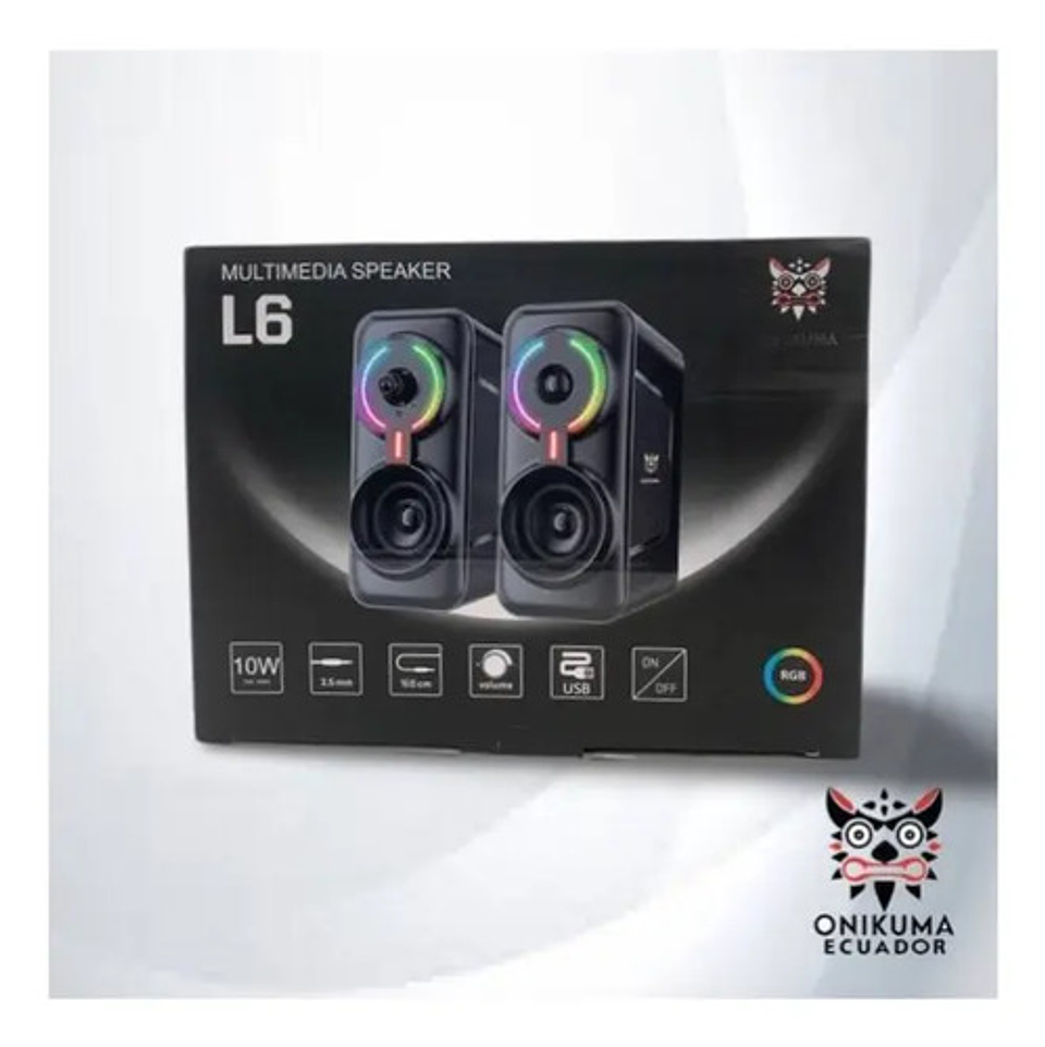 Parlantes Altavoz Onikuma  Rgb Multimedia 10w 4