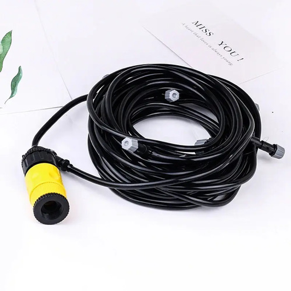 Kit Sistema Nebulización Patio Terraza Riego Neblina Resfres 5