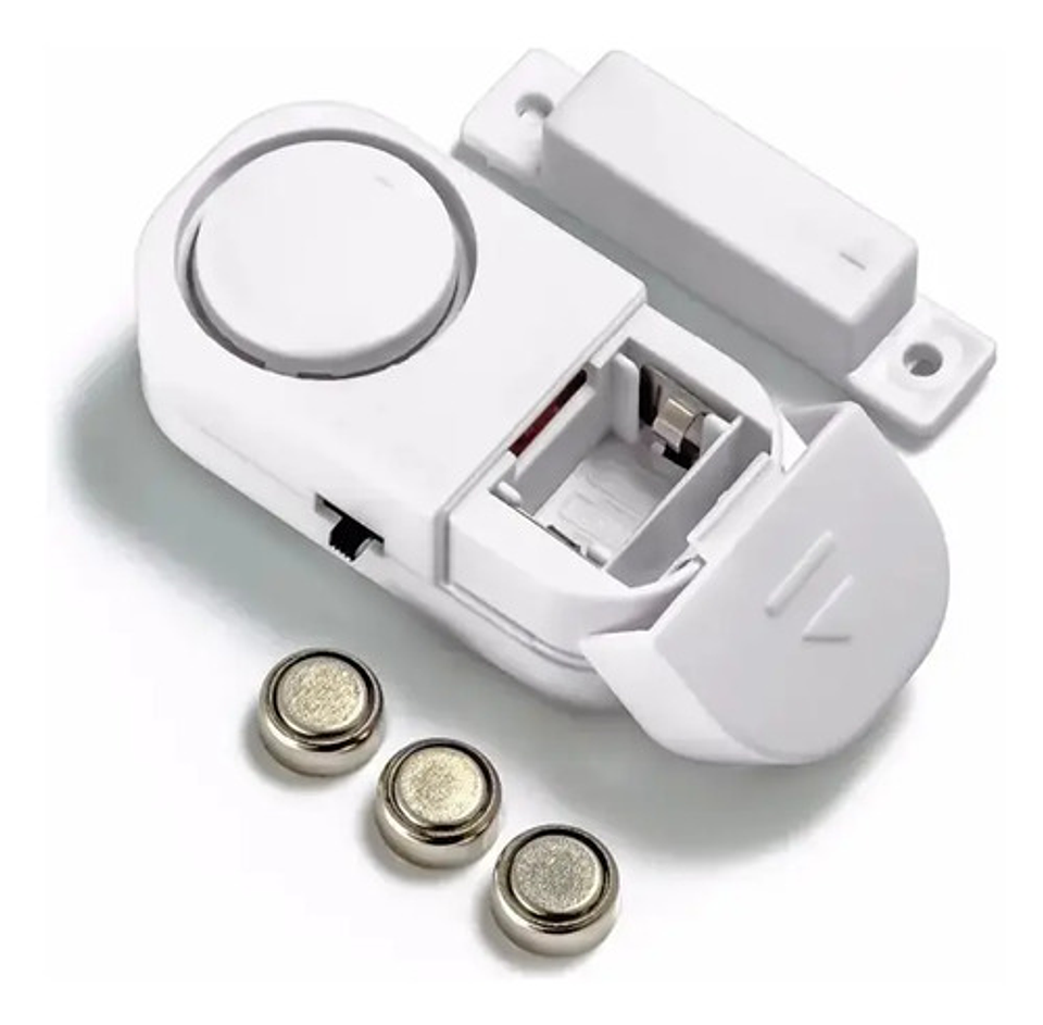 Alarma Puerta Ventana Sensor Magnetico Seguridad 90db 5