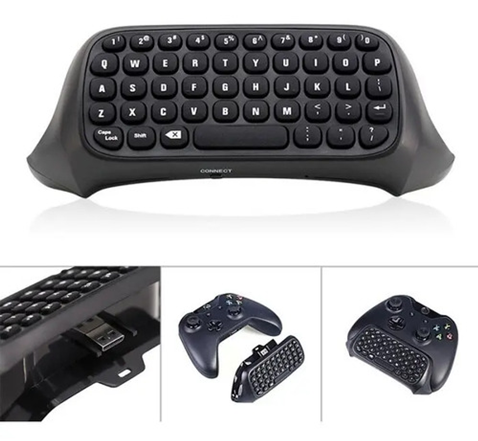 Teclado Para Xbox One Negro 8