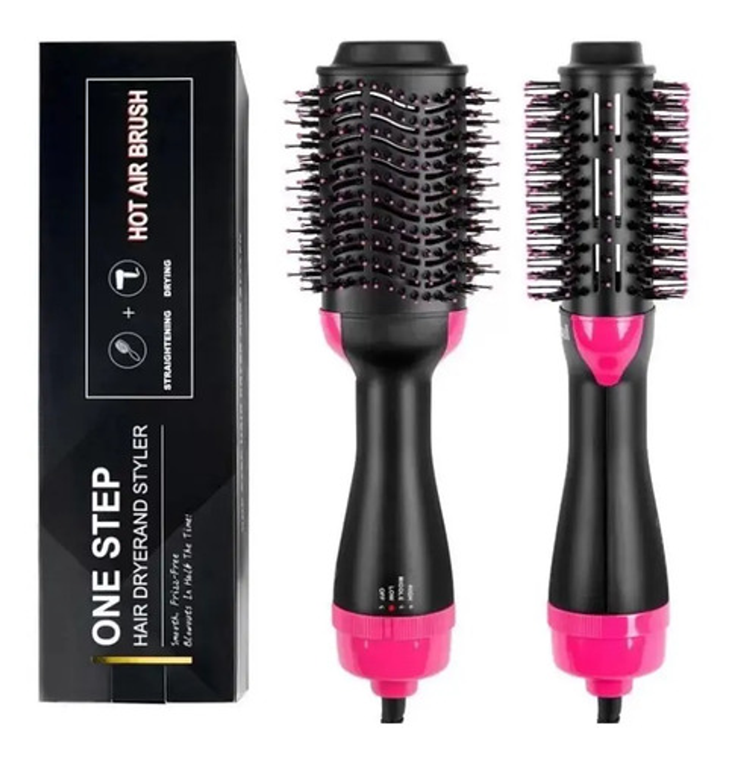 Secador Cepillo One Step 3 En 1 Para Secar Y Alisar El Pelo 1