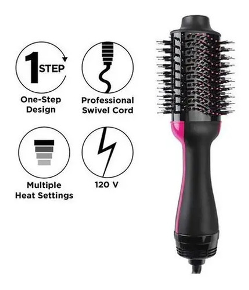 Secador Cepillo One Step 3 En 1 Para Secar Y Alisar El Pelo 5
