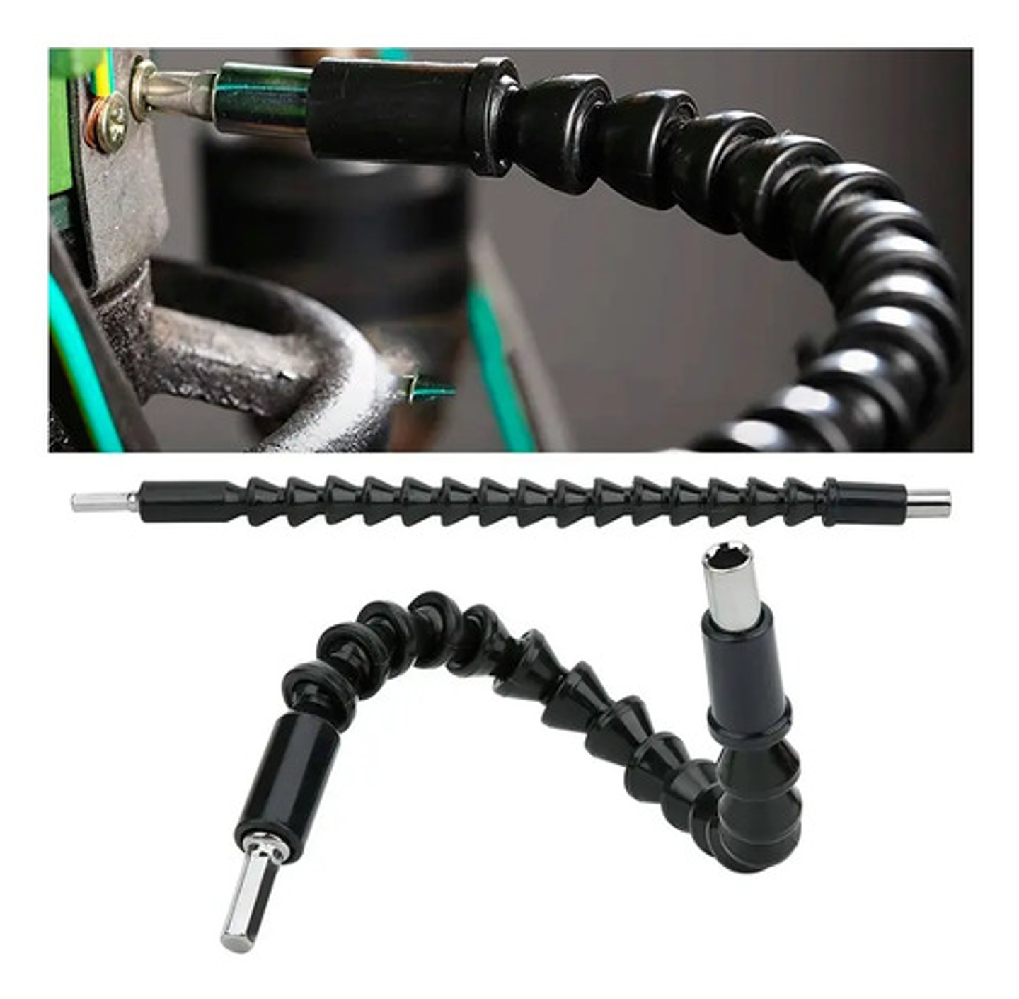 Extensión Flexible De Broca De Eje Taladro Atornillador Inal 2
