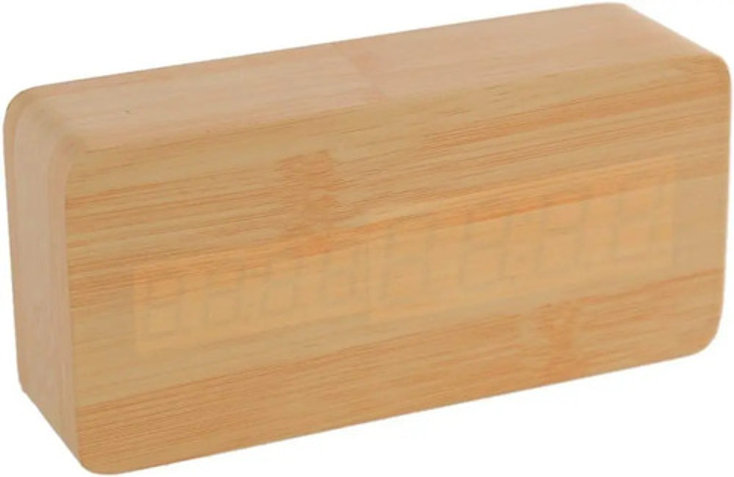 Reloj Despertador Multifunción Con Visualización  De Madera 4