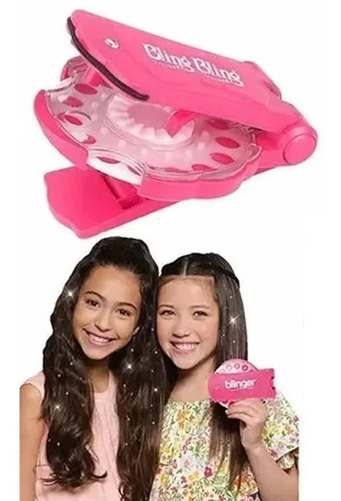 Maquina Mas Brillos Para El Cabello Niñas + 160 Repuestos 
