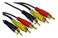Cable Av Audio Video Rca 3x3 1mt Calidad - Miniatura 2