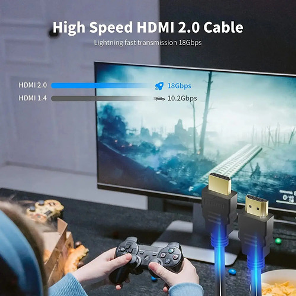 Cable Hdmi 4k De 1.5 Metros  4