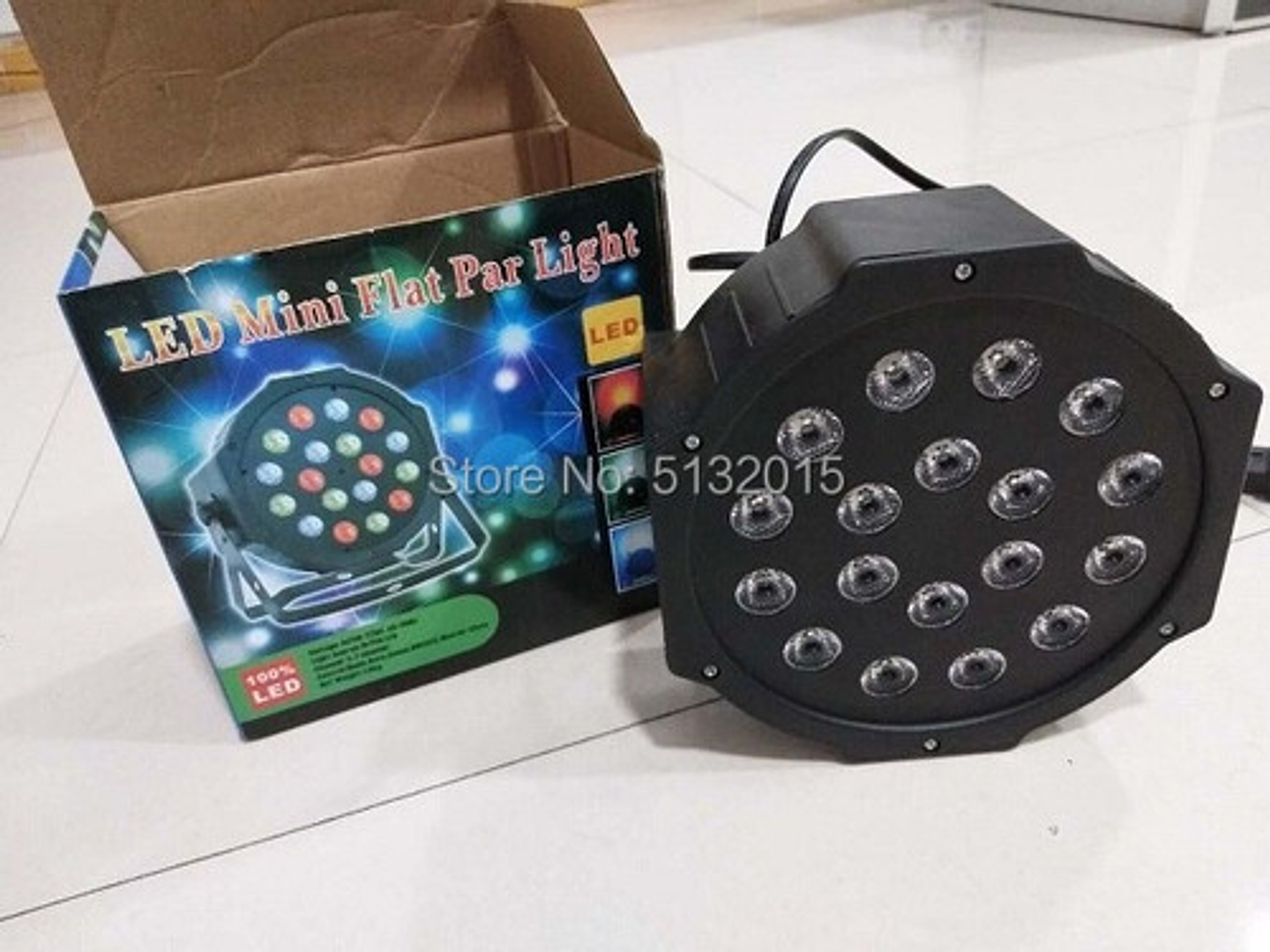Foco Par 18 Led Rgb Dmx Fiesta Luces Thek 8