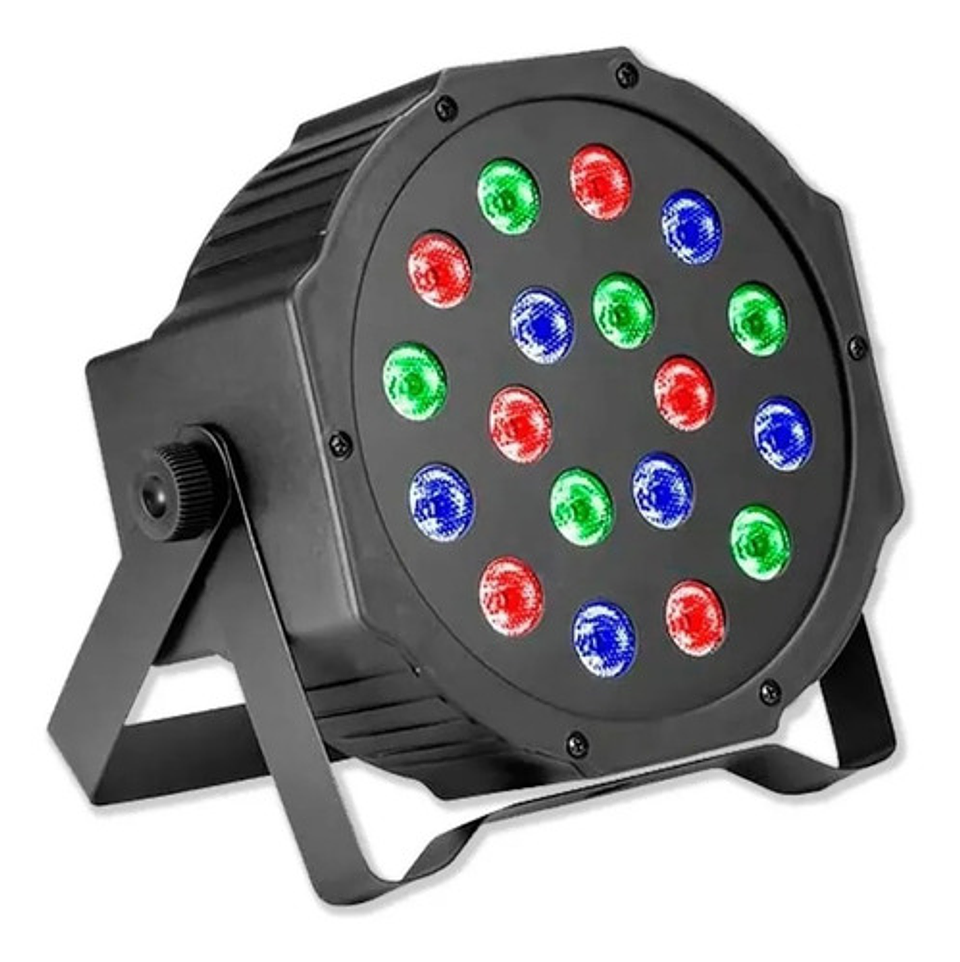 Foco Par 18 Led Rgb Dmx Fiesta Luces Thek 10