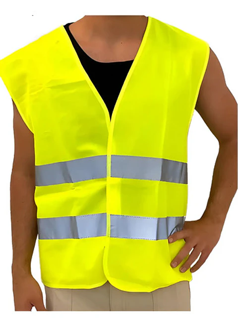 Chaleco Reflectante Seguridad Amarillo Reglamentario Amarillo Unica