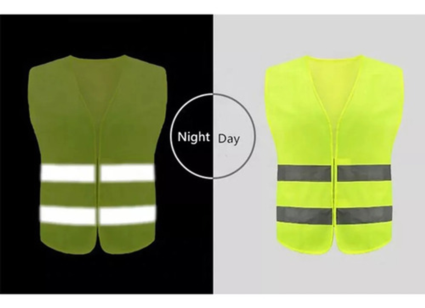 Chaleco Reflectante Seguridad Amarillo Reglamentario Amarillo Unica 3