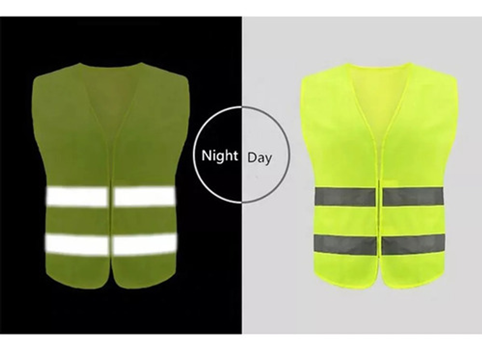 Chaleco Reflectante Seguridad Amarillo Reglamentario Amarillo Unica 3