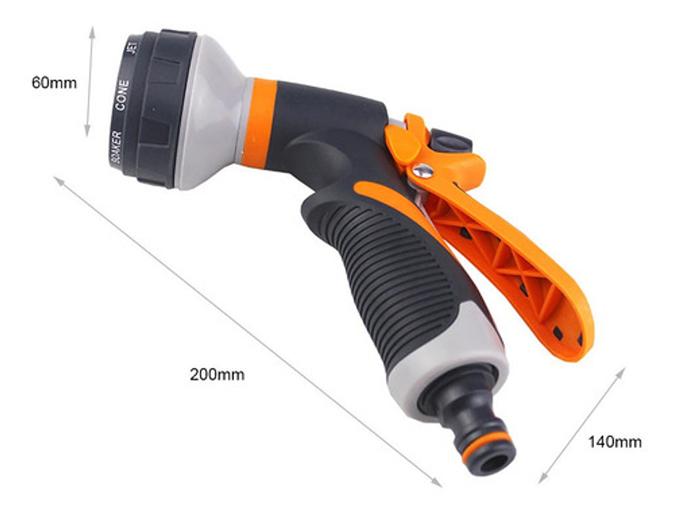 Pistola De Riego Alta Presión De Manguera Para Jardín 5