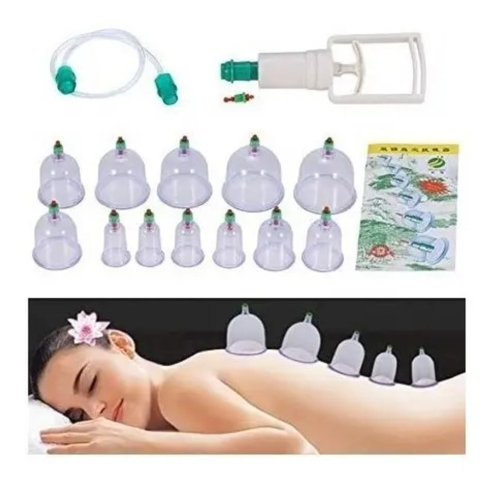 Ventosas Técnica China Elimina Dolores Celulitis 12 Copas 3