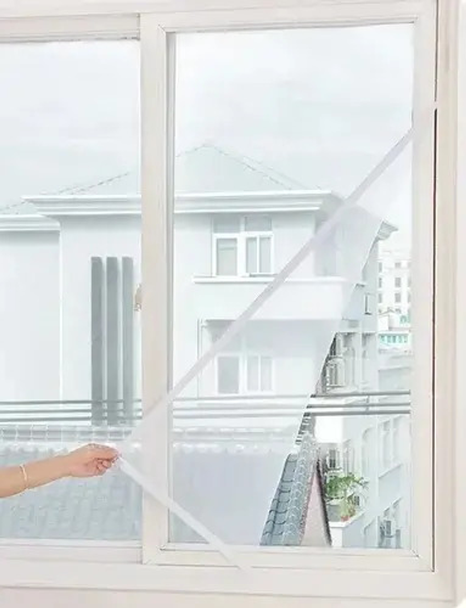 Malla Anti Mosquitos Polillas Cortina Mosquitera Con Velcro 2