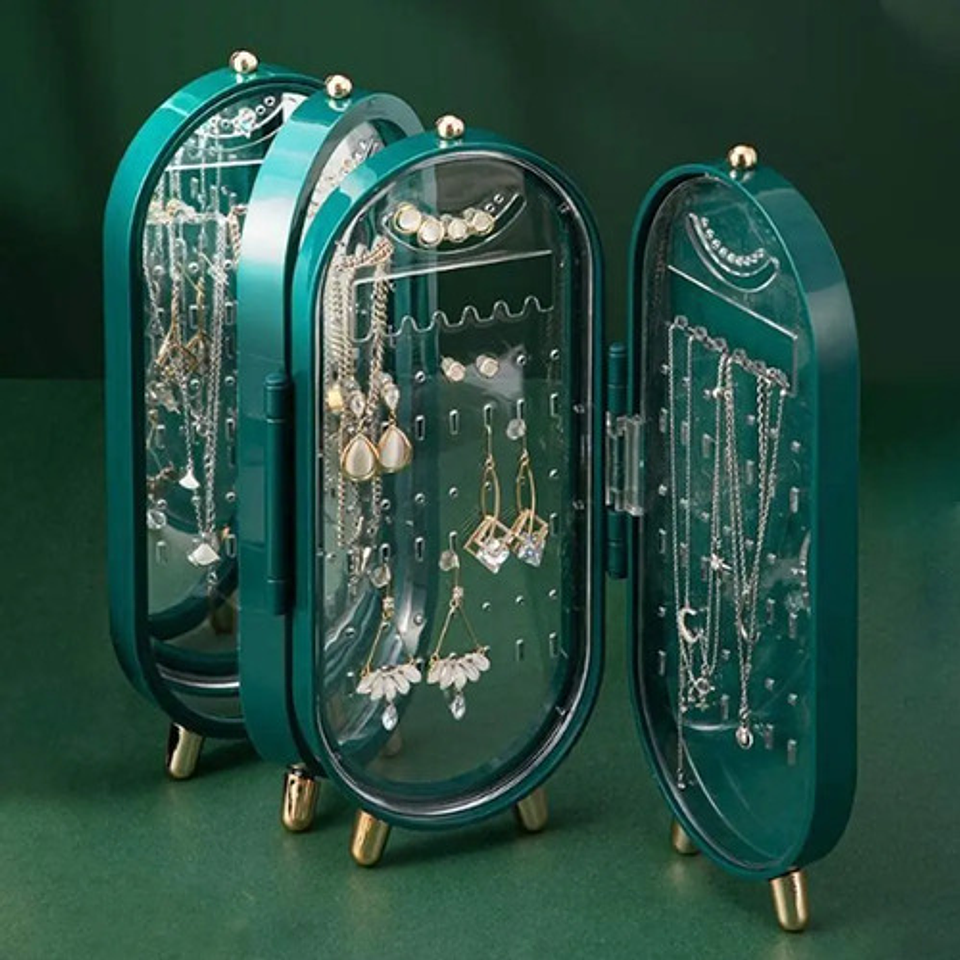 Organizador De Aros Anillos Joyero Plegable Portátil Premium 5