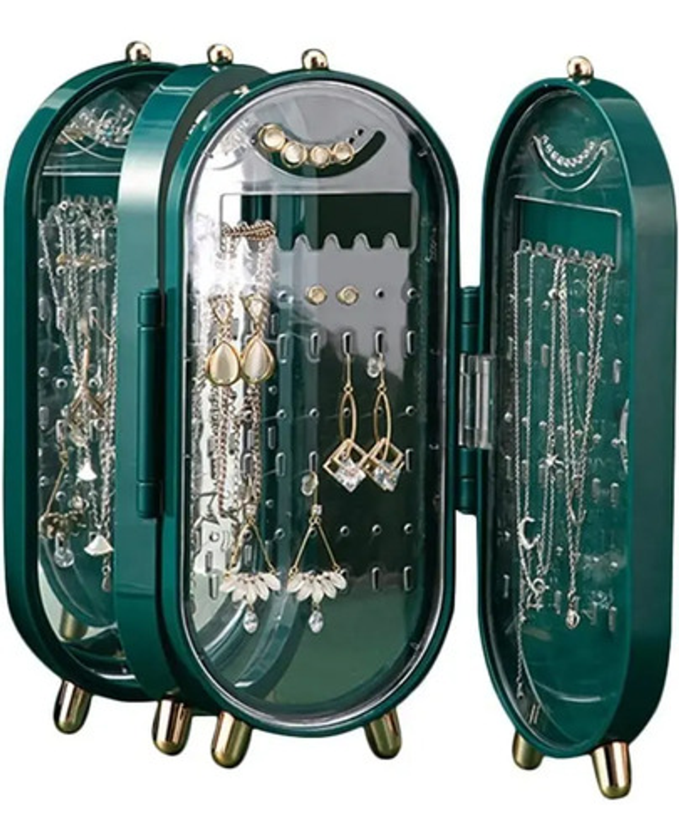 Organizador De Aros Anillos Joyero Plegable Portátil Premium 7