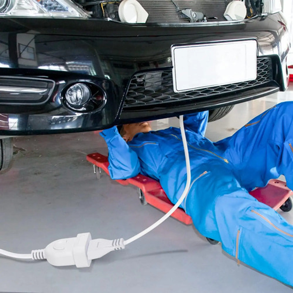 Alargador Zapatilla De 1 Tomas Thek Electronica Thek Electronicacolor Blanco Largo Del Cable De 10m 2