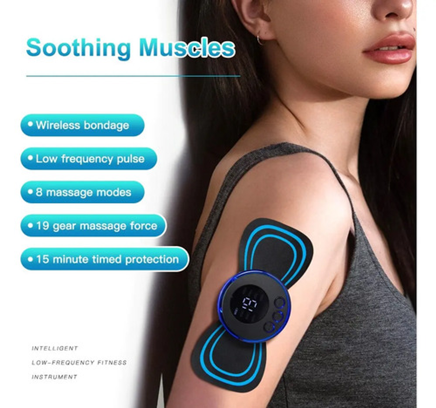 Masajeador Corporal Portátil, Alivio Del Dolor Cuidado Salud 10