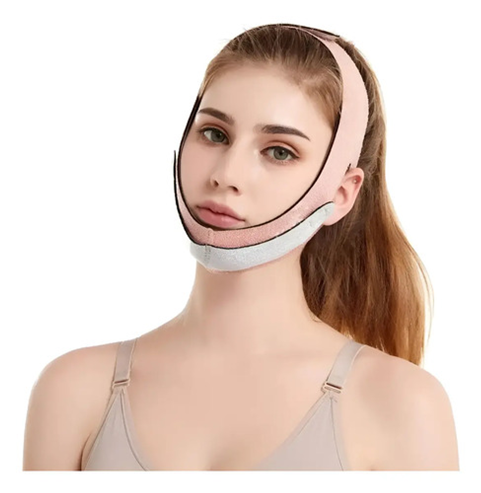 Faja Mentonera Papada Modelador Facial Mejillas 1