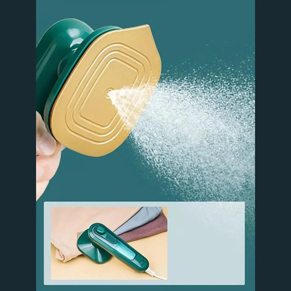 Mini Plancha De Mano Portatil De Viaje Vaporizador 10