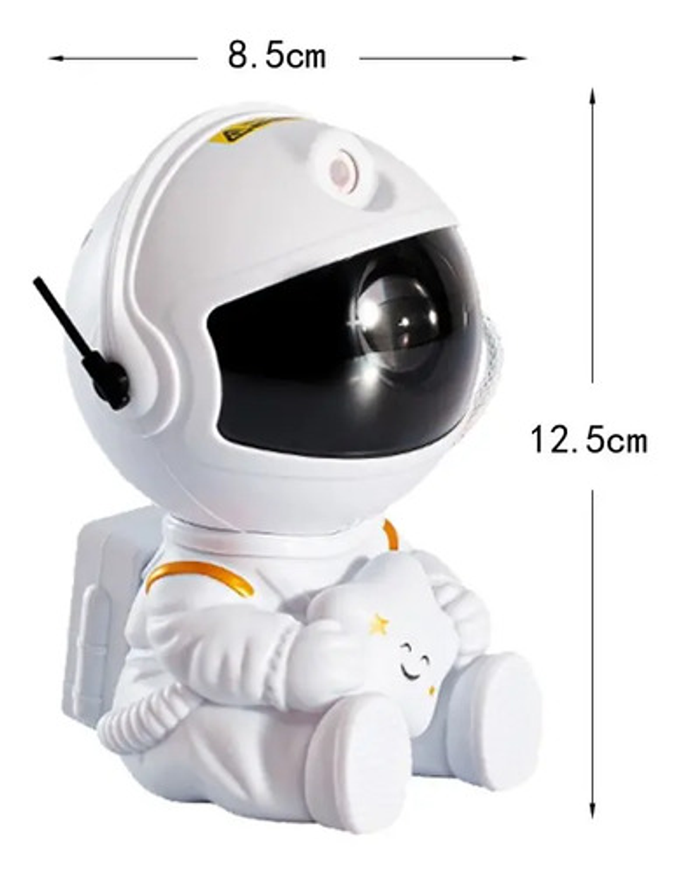 Lampara Astronauta Proyector De Luz De Estrella Espantacuco  2