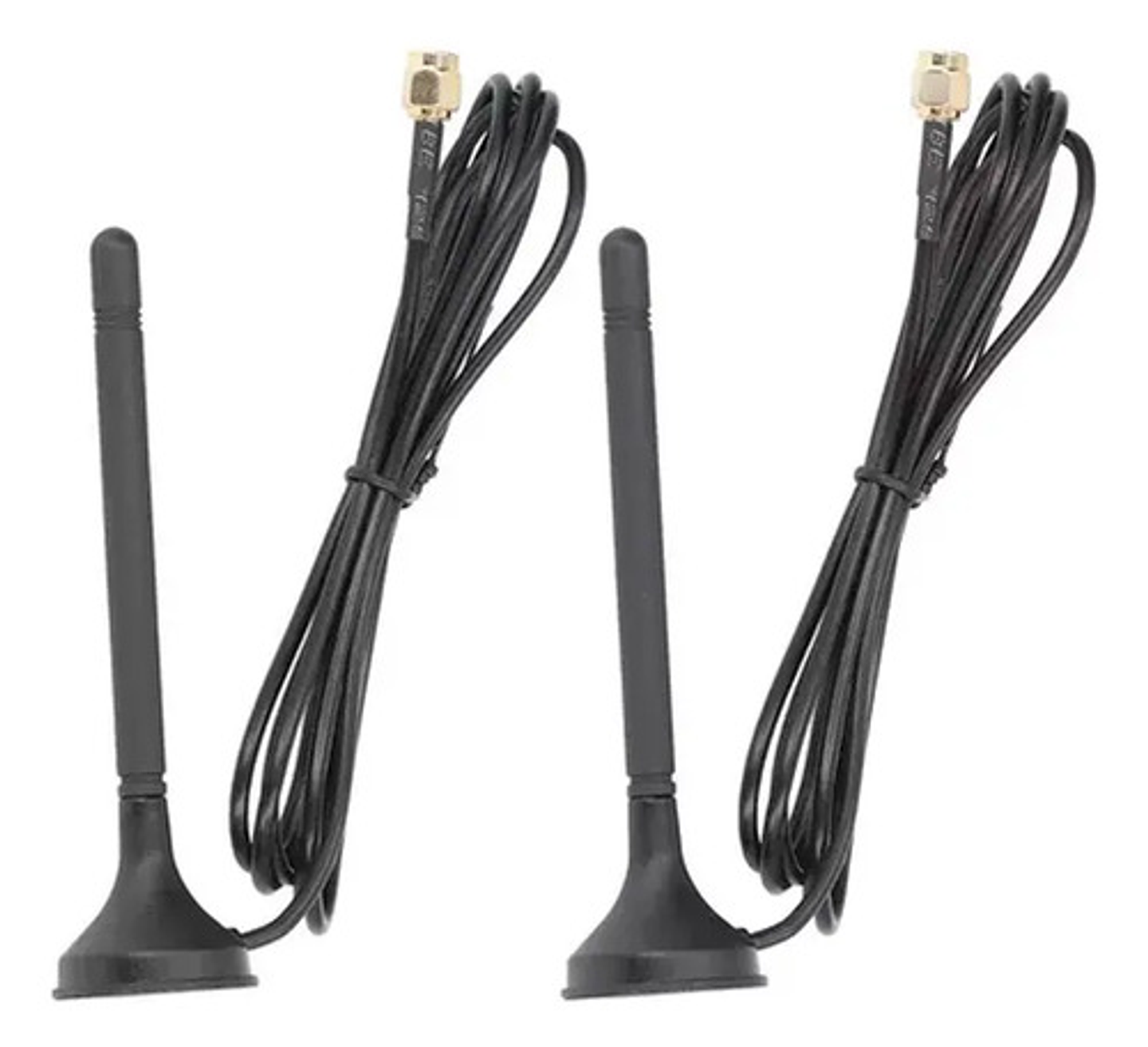 Pack X 2 Antena Hd Tv Digital Abierta Tvd Coaxial Con Iman 1