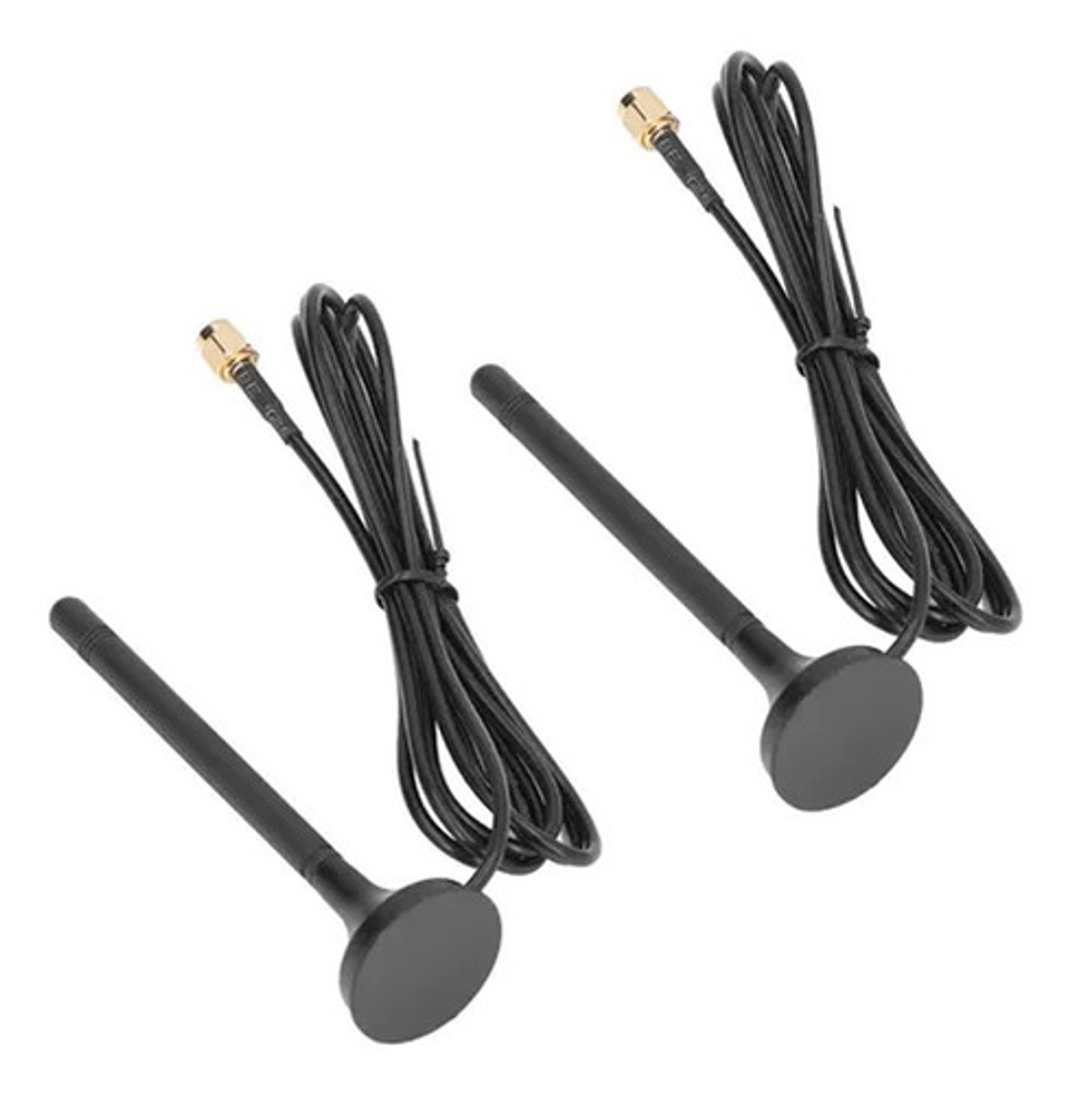 Pack X 2 Antena Hd Tv Digital Abierta Tvd Coaxial Con Iman 2