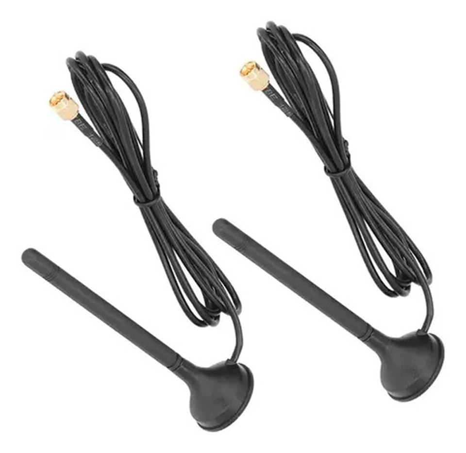Pack X 2 Antena Hd Tv Digital Abierta Tvd Coaxial Con Iman 3