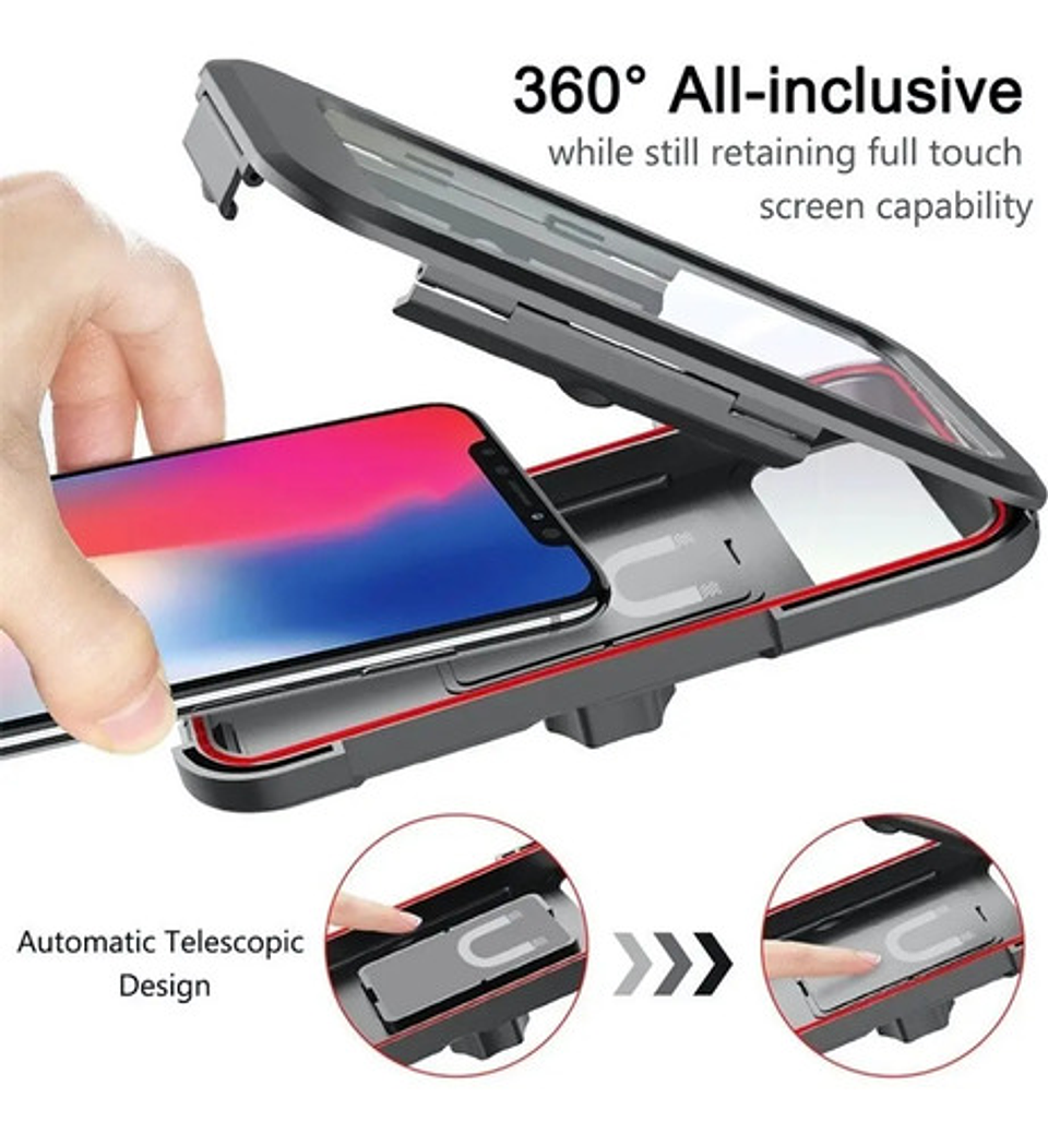 Soporte Universal Para Teléfono Moto Bicicleta Delivery  6