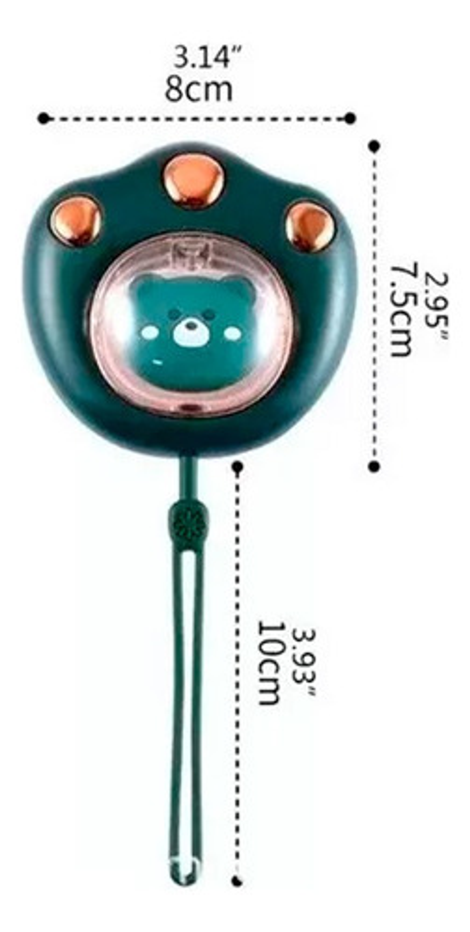 Calentador De Manos Calienta Manos Usb Diseño Huella Gatito 5