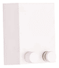 Tendedero Retráctil Para Interiores De Acero Inoxidable Blanco - Miniatura 3