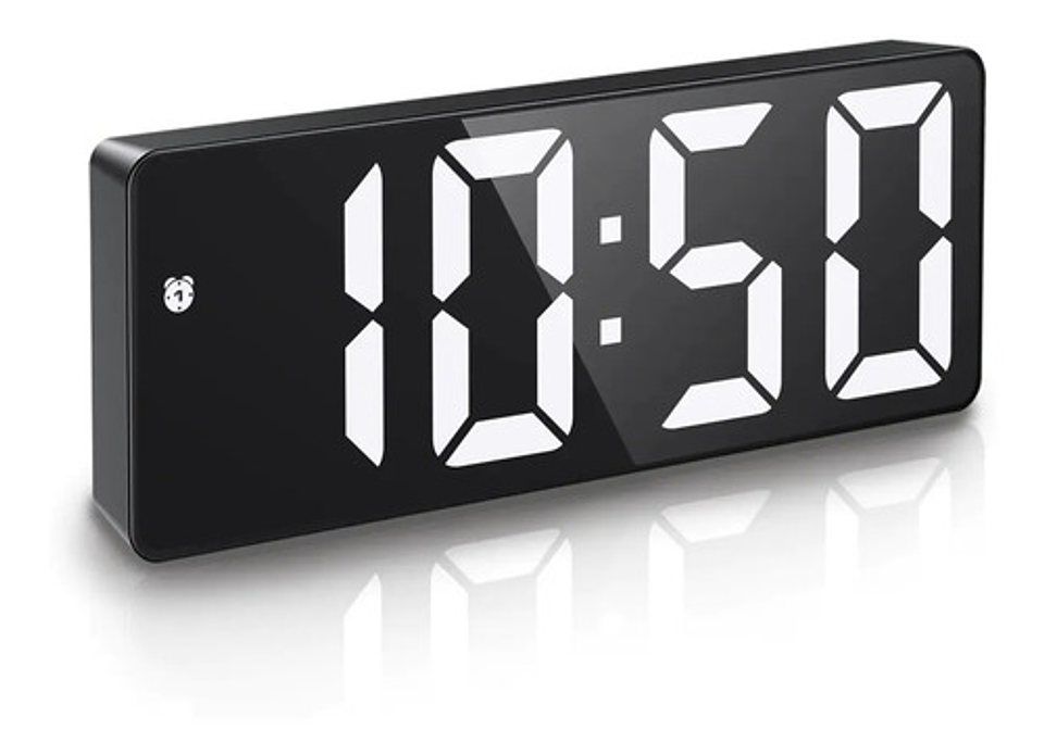 Reloj Despertador Digital Led Thek Usb Control Voz 1