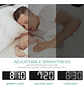Reloj Despertador Digital Led Thek Usb Control Voz - Miniatura 13
