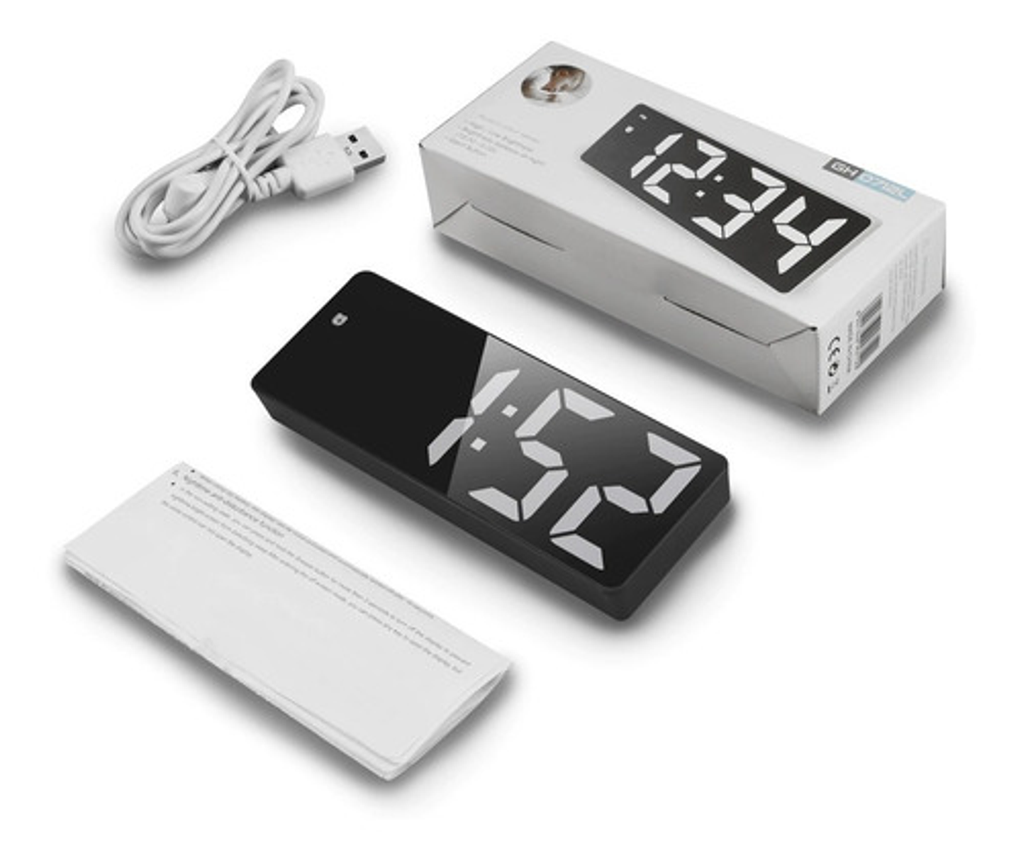 Reloj Despertador Digital Led Thek Usb Control Voz 17