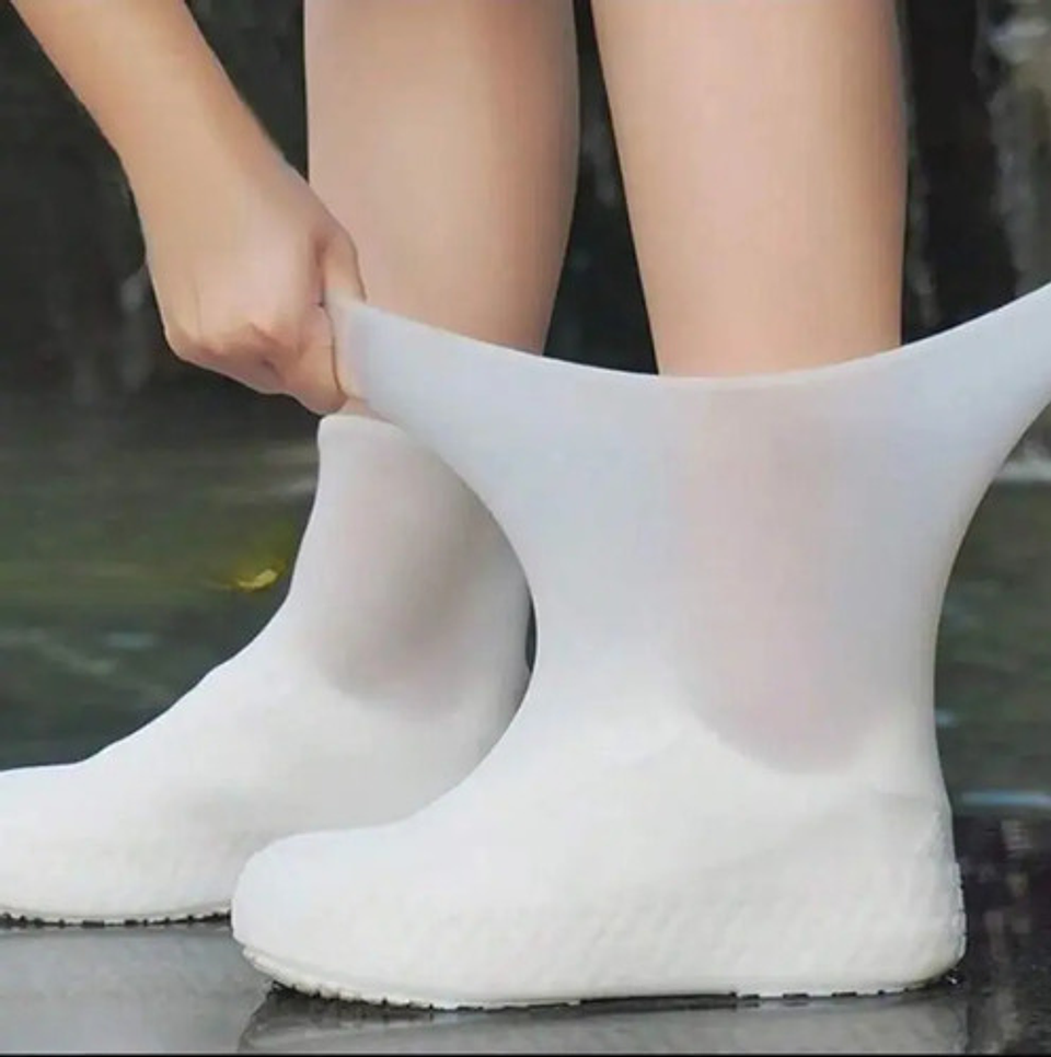 Cubre Botas Lluvia Cubre Zapato De Goma Impermeables Lluvia 1