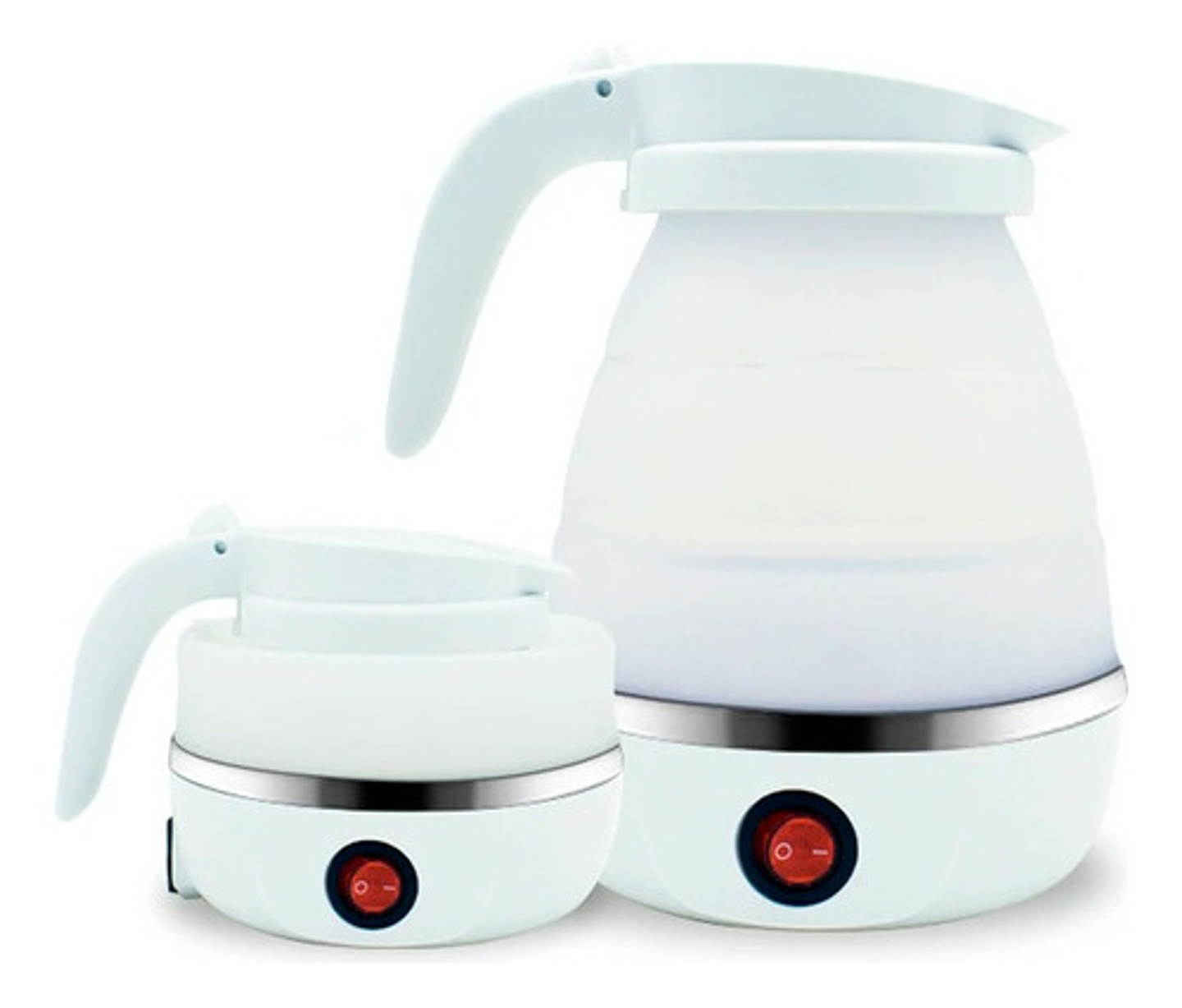 Hervidor De Agua Electrico Plegable Color Azul Claro 5