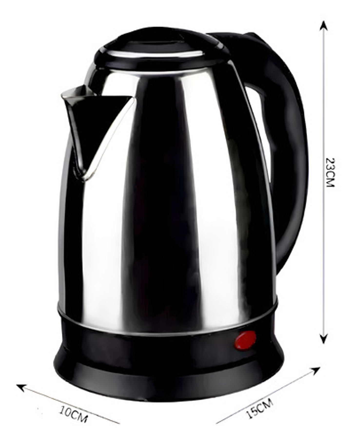 Jarra Electrica 2,0 Lts En Acero Inoxidable Color Gris 3