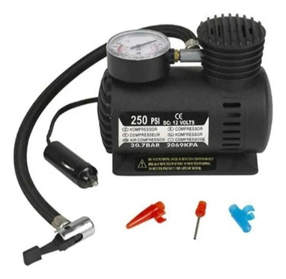 Mini Compresor De Aire Portátil 300 Psi Auto Monster 3